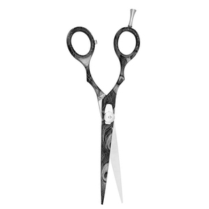 คุณภาพสูงตัดผมกรรไกรตัดผมคมตรงใบมีดสแตนเลสกรรไกรตัดผมพร้อมกระดาษแฟนซีเคลือบ - Product Image 5