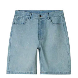 Pantalones Cortos Vaqueros de Verano para Hombre, Transpirables, Casuales, de Cintura Media, 100% Algodón, Impermeables, de Secado Rápido, Estilo Urbano, Nuevo Modelo - Product Image 2