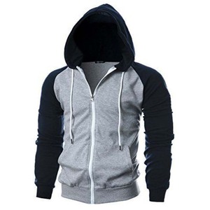 2024 personnalisé hommes de haute qualité 100% coton 340G pull à capuche polaire pleine fermeture éclair doublé intérieur uni Logo Design anti-rétrécissement - Product Image 3