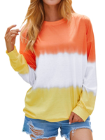 T-shirts pour femmes tendance 2025, design tendance, 100% coton mélangé, manches longues, coupe ajustée, impression de logo personnalisée, écologique, OEM/ODM