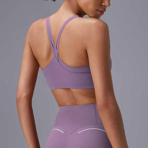 Soutien-gorge de sport personnalisé à soutien élevé Haut de yoga pour femme Ensemble de vêtements de sport pour la salle de sport - Product Image 3
