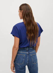 Low MOQ Short Sleeve <b>Ladies</b> <b>T</b> <b>Shirts</b> Good Quality Plain Blank O Neck <b>Summer</b> Wear Women <b>T</b>-<b>Shirt</b> <b>for</b> Sale OEM Service Custom - Product Image 3