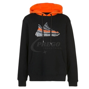 Men <b>Hoodie</b> Winter Casual Sporty Pullover Breathable <b>Lightweight</b> Polyester Cotton Fabric Streetwear Fashion Design Bulk Wholesale - Product Image 1