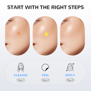 40 miếng dán/tấm dán trị mụn hình sao nhiều màu sắc, dạng trái tim, dùng trang điểm, bán buôn, dán trị mụn hình sao nhiều màu sắc - Product Image 3