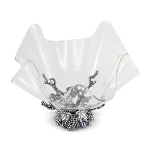 Tazón decorativo de metal y vidrio de lujo al por mayor, tazón para servir frutas de diseño personalizado, tazón hecho a mano, venta de fábrica al por mayor. - Product Image 2