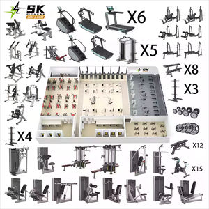 SK 800sqm Gimnasio Equipo completo de culturismo Máquina comercial de entrenamiento de fuerza y cardio para Hotel Club Fitness Center - Product Image 1