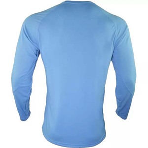 Vente en gros de chemises unies à manches longues recommandées personnalisées, créez votre propre chemise de pêche avec marque privée 100% polyester - Product Image 2