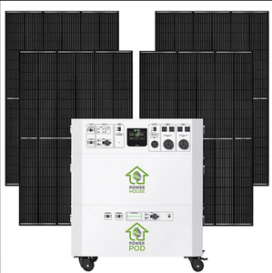 Générateur solaire Nature's Generator 14 400/7 200 watts, modèle Platinum, interrupteur électrique, batterie 100 Ah, module d'extension - Product Image 1