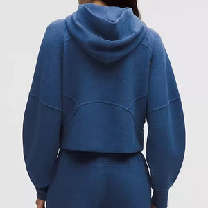 Sudaderas con Capucha Extra Grandes de Alta Calidad para Mujer, de Invierno, con Hombros Caídos, Tejido Grueso, 100% Mezcla de Algodón, Manga Larga - Product Image 3