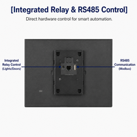 Panneau de commande Android 10,1 pouces avec relais intégré et RS485, tablette de bureau POE pour CVC et BMS, certifiée qualité Fortune 500