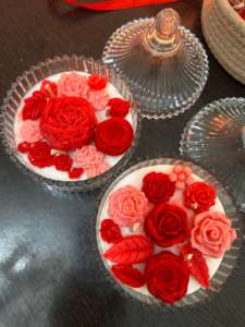 Vela Decorativa en Forma de Flor, Vela de Cera con Tema de San Valentín para Uso en el Hogar al Mejor Precio - Product Image 2