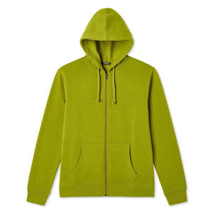 Sudaderas con cremallera personalizadas para hombre 2024, forro polar de algodón 100% con cremallera completa para la temporada de invierno - Product Image 5