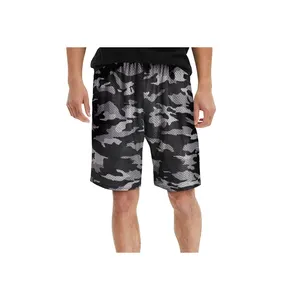 Pantalones cortos de malla de una sola capa de estilo callejero para hombre, pantalones cortos de baloncesto transpirables de fabricantes de Pakistán - Product Image 1