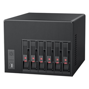 กล่องใส่ฮาร์ดดิสก์ NAS แบบ 6 ช่อง พร้อมช่องต่อ SSD และ USB ที่ใช้งานได้ - Product Image 3