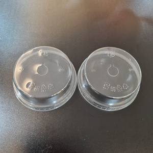 Fabricante de productos de Vietnam, tapas de plástico PET de 90mm, 93mm, 95mm, 98M, tapas planas de cúpula, vaso de plástico con tapa transparente desechable - Product Image 4