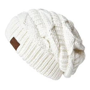 OEM de venta al por mayor de alta calidad sombreros de invierno unisex gorro de lana gorros logotipo bordado personalizado cálido Bennie toque gorro - Product Image 1