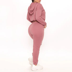 Conjunto de Sudadera con Capucha y Pantalones Deportivos de Algodón Extra Grandes de Alta Calidad - Product Image 6