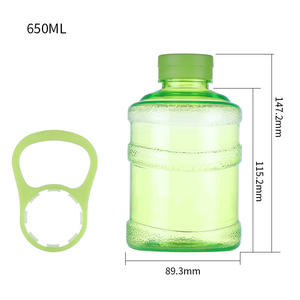 500ml 650ml 750ml Portable pet <span class=keywords><strong>plastique</strong></span> Mini seau boisson eau minérale bouteille de boisson - Product Image 4
