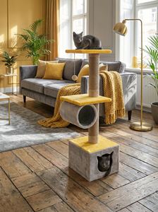 Árbol para Gatos Amistar Mira de Alta Calidad con Túnel para Gatos de Todos los Tamaños - Product Image 3