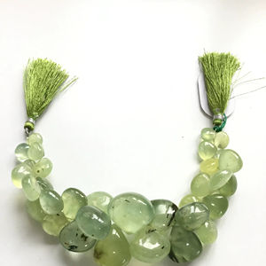 ลูกปัดเพอริดอทธรรมชาติทรงหยดน้ำเรียบเนียน สำหรับทำเครื่องประดับอัญมณีชั้นดี - Product Image 1