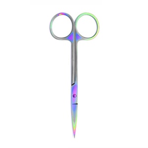 Outils de beauté de haute qualité à prix abordable, ciseaux micro-affûtés en acier inoxydable pour la coupe des sourcils, très vendus - Product Image 6