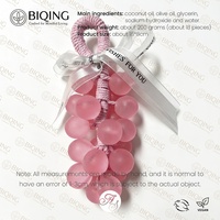 Savon artisanal en poudre de pêche et raisin, aromathérapie, nettoyage, décoration, ornements de commode de chambre, cadeau.