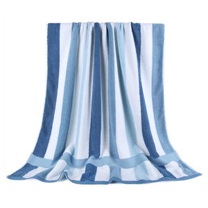 Toallas de playa de secado rápido sin arena de algodón orgánico 100% respetuosas con el medio ambiente al por mayor con logotipo personalizado color y tamaño personalizados - Product Image 1