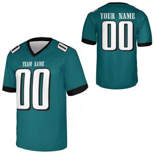 Camisetas de Fútbol Sublimadas Personalizadas de Alta Calidad OEM, 100% Poliéster, Camisetas Deportivas de Fútbol al Por Mayor - Product Image 1