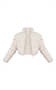 Chaquetas acolchadas de poliéster impermeables para mujer de alta calidad 2025 Diseño personalizado con Abrigo con capucha Servicio OEM de Pakistán - Product Image 6