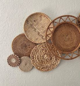 ชุดตะกร้าตกแต่งผนังสไตล์โบฮีเมียนตะกร้าขนาดใหญ่11ใบขนาด OEM สั่งทำได้ตะกร้าตกแต่งบ้านทำด้วยมือ - Product Image 6