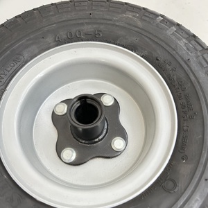 Cheng Shin 4.00 C154 lốp đen + Ống + 5 inch Vành sau lắp ráp bánh sau hoàn chỉnh từ xe tay ga di động Đài Loan - Product Image 3