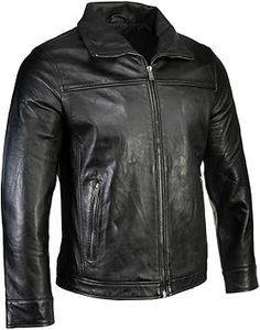 เสื้อแจ็กเก็ตหนังแฟชั่นฤดูหนาวของผู้ชายเสื้อแจ็คเก็ตหนังทำจากผ้าย้อมสีสินค้าใหม่ - Product Image 4