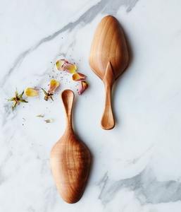 Ensemble de cuillères en bois tendance artisanales en bois naturel parfait pour la cuisine outils de cuisine à domicile best-seller écologique - Product Image 4