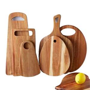 Petite planche à découper en bois avec poignée pour la cuisine, pour hacher le pain, les légumes, les fruits et servir les charcuteries TAIMARS - Product Image 6