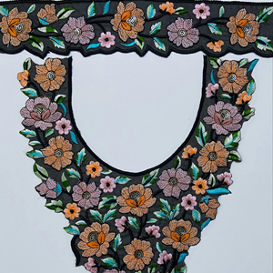 Majestic Net Fabric Indian Wear vestido Sari Kurti blusa elegante lentejuelas bordado cuello parches hechos a mano sastrería - Product Image 1