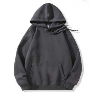 Hoodie personnalisé Streetwear pour homme, coupe courte et oversize, impression en relief, 500 g/m² épais et lourd - Product Image 3