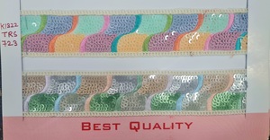 ผ้าลูกไม้หรูหราปรับแต่งได้ปรับแต่งสีแบบดั้งเดิมสำหรับงานเย็บ DIY กระเป๋าแฟชั่นที่มีสไตล์ - Product Image 4