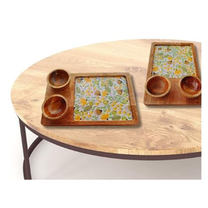 Bandeja de Servicio de Madera de Calidad Superior, Precio Competitivo, Vajilla para el Hogar y Hoteles, Accesorios de Calidad para Servir Alimentos - Product Image 3