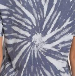 Nueva llegada de alta calidad de estilo callejero personalizado para mujer Tie Dye camiseta Slim Fit Premium algodón Logo a pedido hecho en La India - Product Image 5