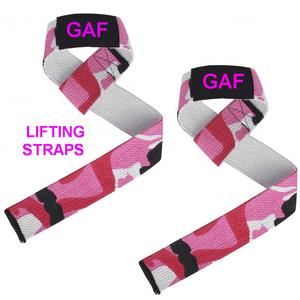 GAF Últimas correas de muñeca de levantamiento de pesas Venta caliente Fuerza Correas de levantamiento de pesas Impresión personalizada Muñequeras Correas de levantamiento de gimnasio - Product Image 5