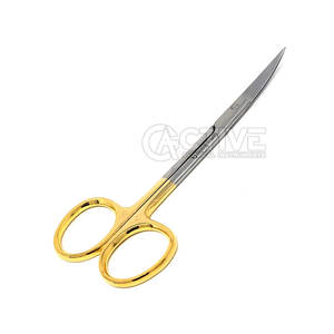 Instrumentos quirúrgicos Iris Tijeras Acero inoxidable Oftálmico Recto y curvo CE Aprobado Iris Tijeras Acero inoxidable - Product Image 4