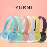 TK Vente en gros, très vendue, casque de jeu avec subwoofer Macaron, casque sans fil assorti aux couleurs, casque mignon