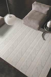 Alfombra tejida a máquina de macramé en crema, venta al por mayor, calidad Premium, bajo MOQ, piel de micropoliéster hecha en Turquía - Product Image 4