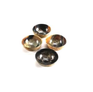 Cuenco para servir comida con cuerno de búfalo Natural 100%, cuerno pulido cuenco de hecho a mano de alta calidad, estilos superiores, superventas, embalaje personalizado - Product Image 1