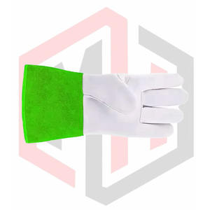 Gants de travail en cuir de vachette de qualité supérieure avec manchette de sécurité étendue - Product Image 2