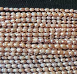 Perlas de Agua Dulce Blancas de Primera Calidad Rudra Gems, Hebras de Perlas Naturales con Efecto de Cambio de Color de 8 mm, Certificadas por Terceros para Joyería - Product Image 4