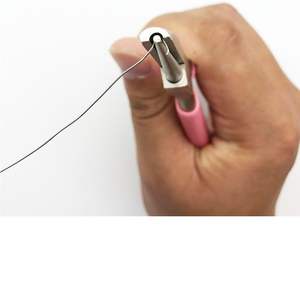 Alicates duraderos de Punta cóncava rosa de 5 pulgadas de acero inoxidable de alta calidad para hacer joyas, anillo de precisión de doblado de bucle de alambre - Product Image 4