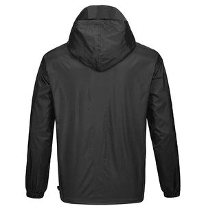 Chaqueta de lluvia ligera transpirable impermeable con capucha para hombres Chaquetas de lluvia al aire libre a prueba de viento de baja MOQ de alta calidad - Product Image 3