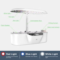 BAVAGREEN Kit de jardin d'herbes intérieur intelligent 12 dosettes hydroponique LED système de culture pour la maison cuisine légumes jardinage démarreur
