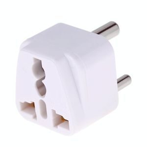Small White <b>Universal</b> Portable Travel Charger Socket for South Africa Portable Travel <b>Adapters</b> - Product Image 1
